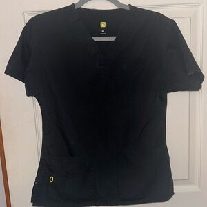 Black Scrub Top